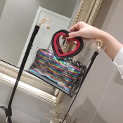 Lovely Sweet See-through Multicolor Crossbody Bag