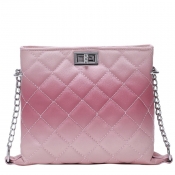Lovely Retro Chain Strap Pink Messenger Bag