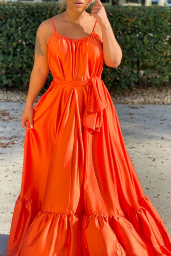 

Lovely Trendy Loose Croci Maxi Dress