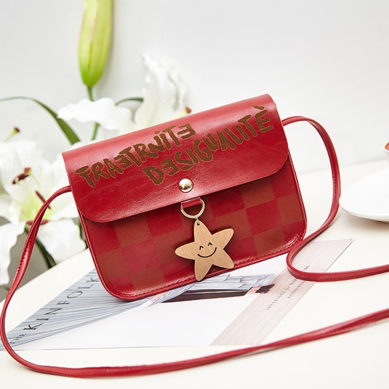 

Lovely Stylish Letter Red Crossbody Bag