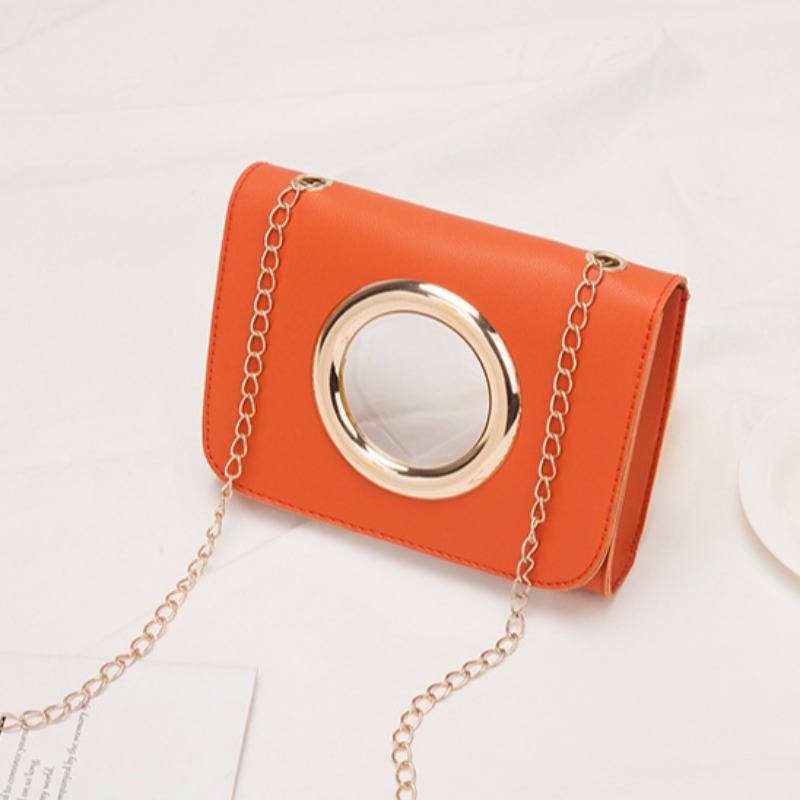 

Lovely Chic Patchwork Orange Crossbody Bag
