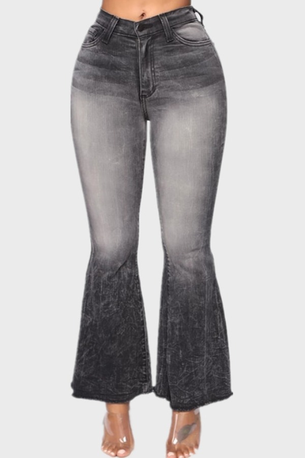 

Lovely Stylish Flared Black Jeans
