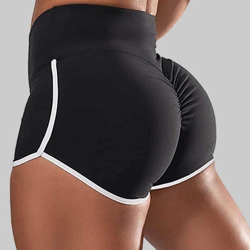 

Lovely Sportswear Patchwork Black Shorts