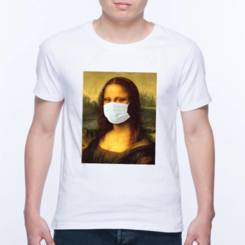 

Lovely Casual O Neck Print White T-shirt