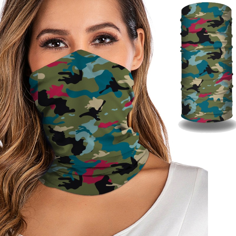 

Lovely Trendy Print Army Green Face Mask