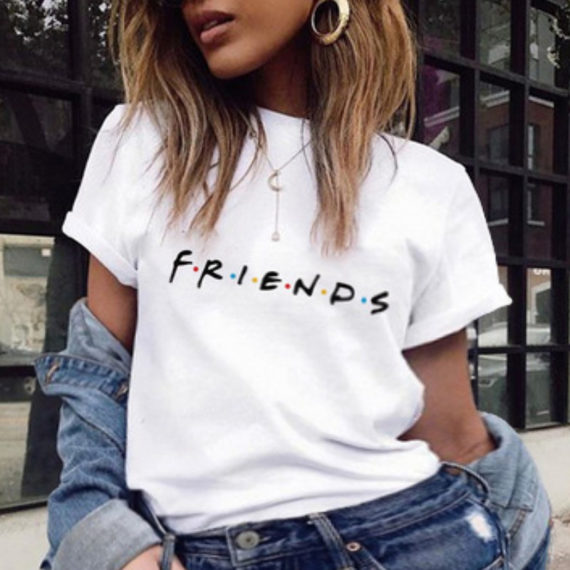 

Lovely Casual O Neck Letter Print White Plus Size T-shirt