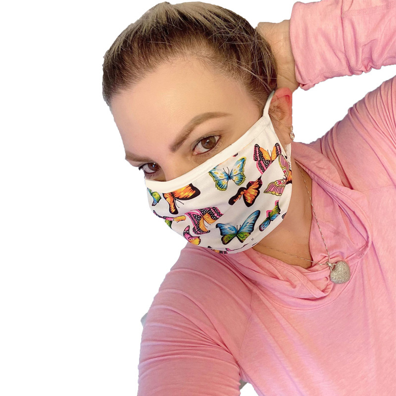 

lovely Leisure Print Dustproof White Face Protection