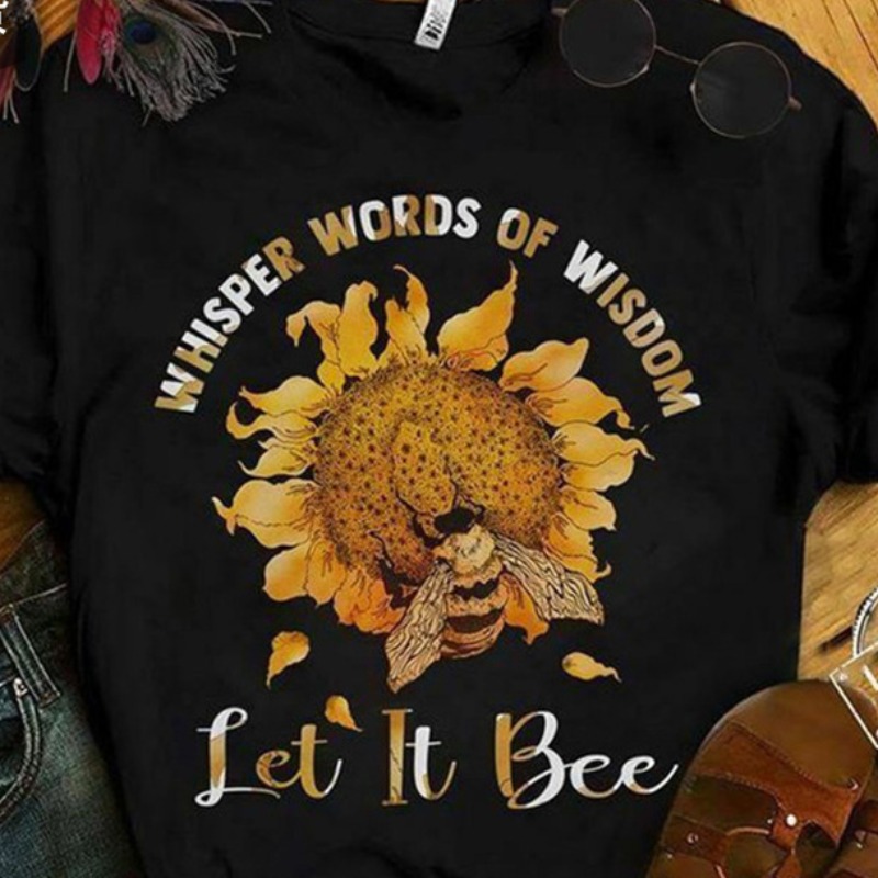 

lovely Casual Letter Print Black T-shirt