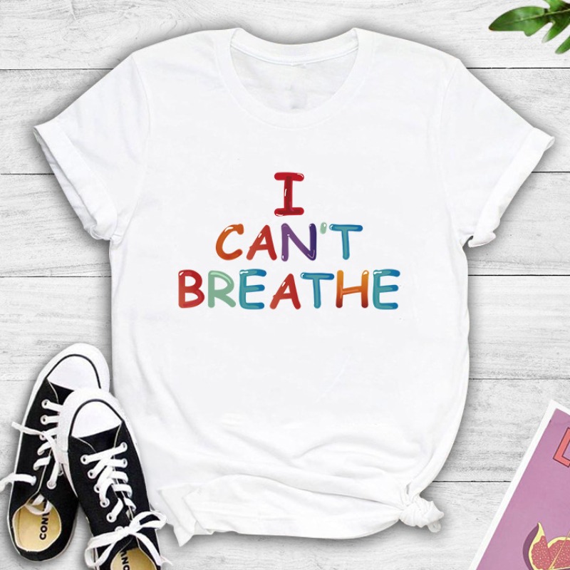 

lovely Leisure O Neck Letter Print White T-shirt