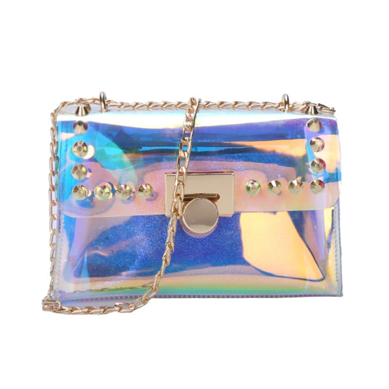 lovely Trendy Chain Strap Clear Luctte Crossbody Bag_Messenger Bag&Crossbody Bag_Bags ...