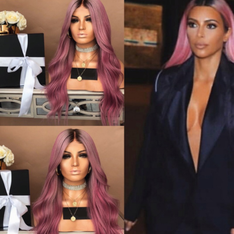 

lovely Stylish Long Curly Pink Wigs