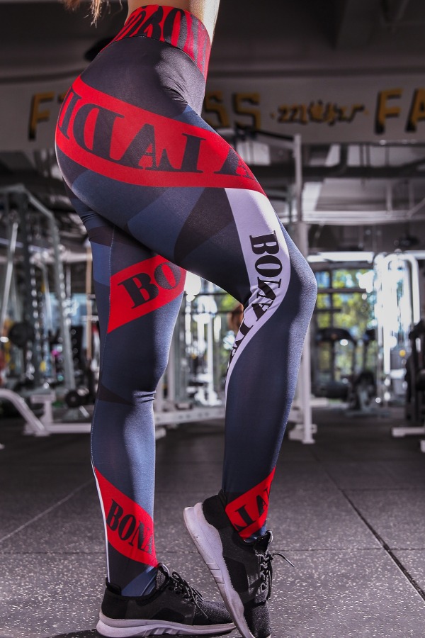 

lovely Sportswear Letter Print Red Pants