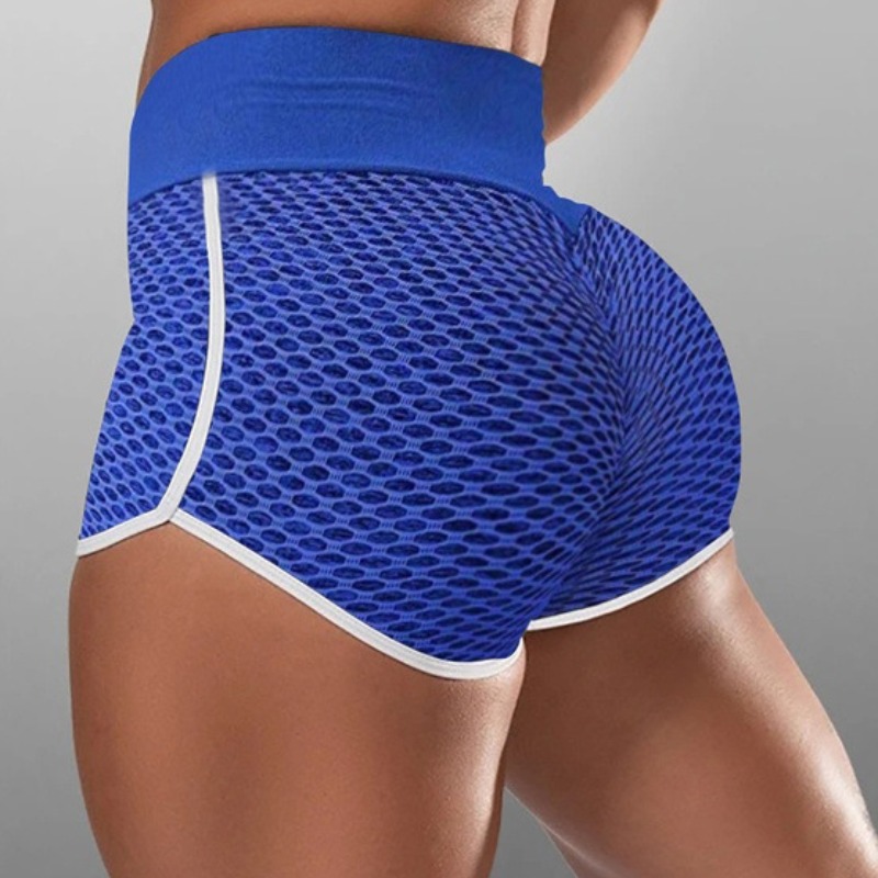 

lovely Sportswear Patchwork Blue Shorts