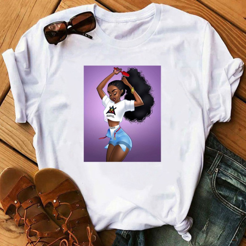 

lovely Casual O Neck Print Purple T-shirt