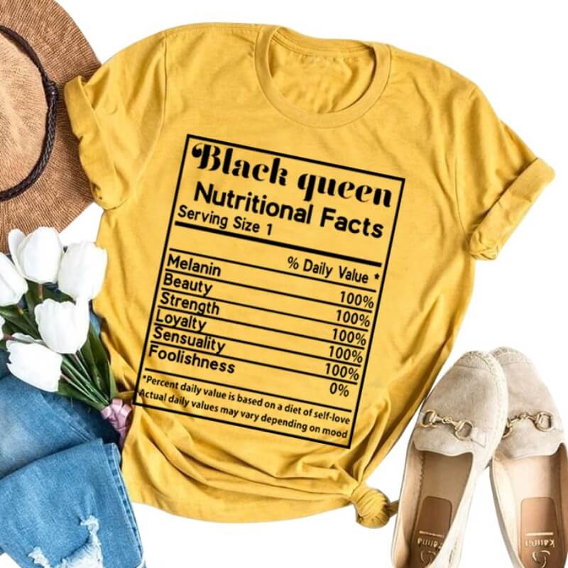 LW Plus Size Leisure O Neck Letter Print Yellow T-shirt