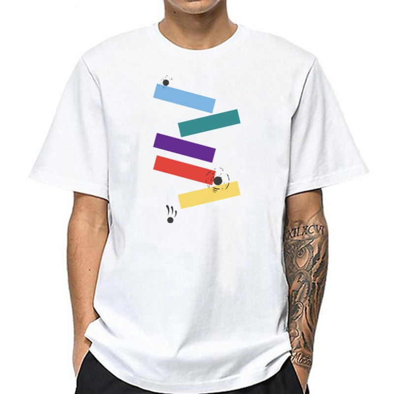 

lovely Casual O Neck Print White T-shirt
