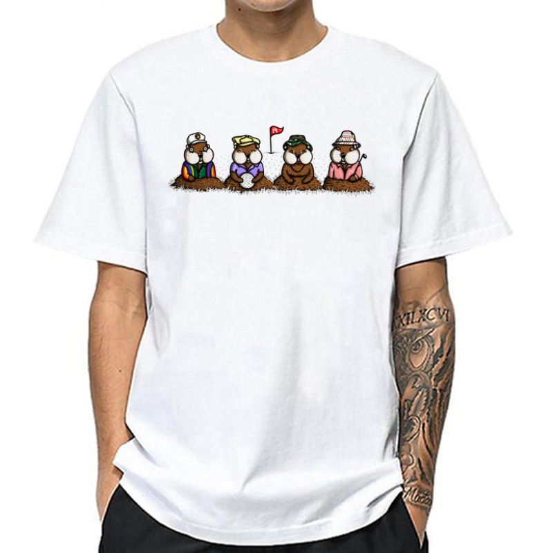 

lovely Casual O Neck Print White T-shirt