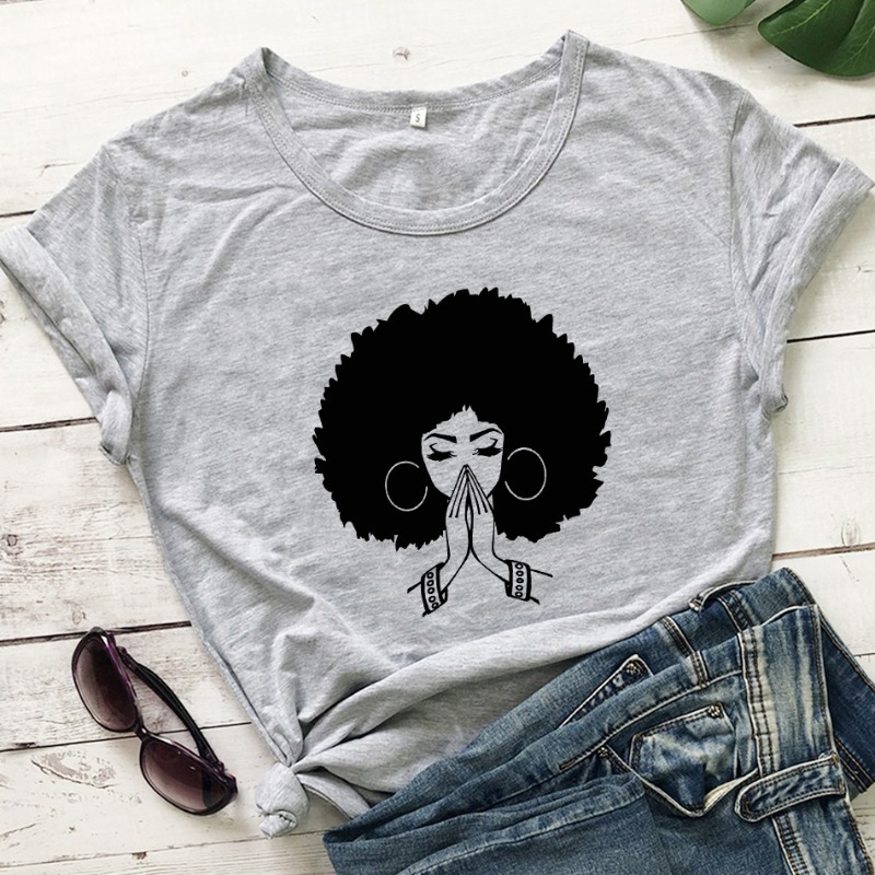 

lovely Leisure O Neck Print Grey T-shirt