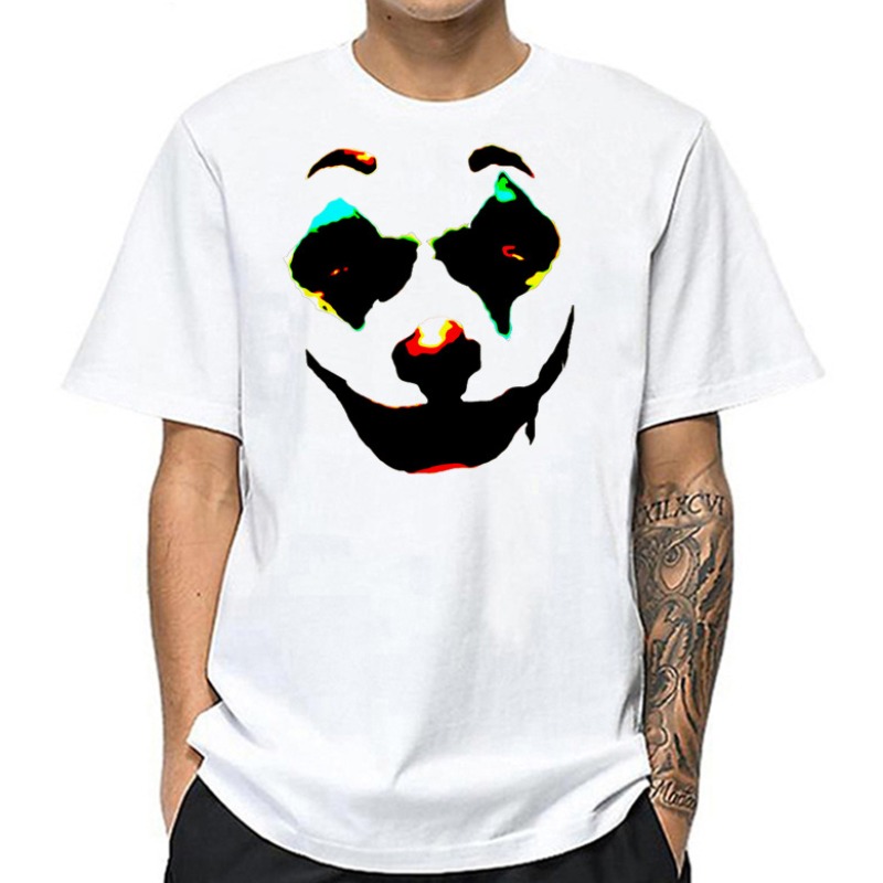 

lovely Leisure O Neck Print White T-shirt