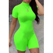 LW BASICS Half A Turtleneck Skinny Romper