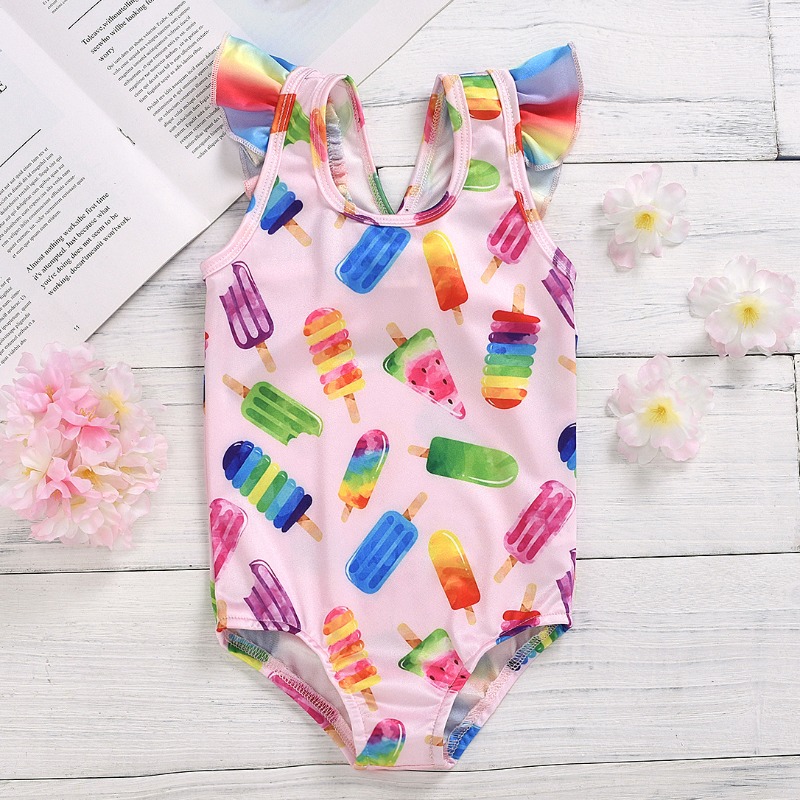 

lovely Sweet Print Pink Girl One-piece Romper