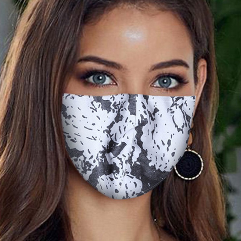

lovely Print Black Face Mask