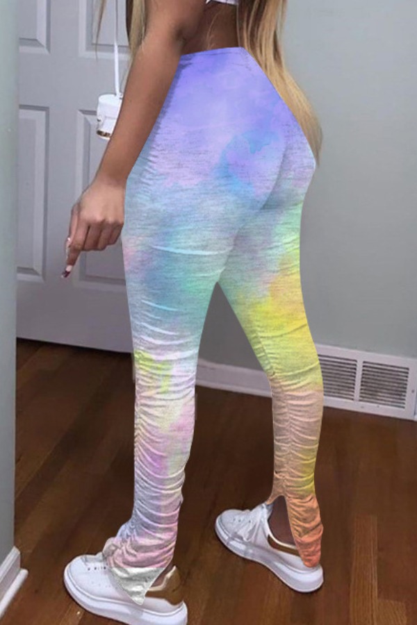 

lovely Sportswear Tie-dye Multicolor Pants, Multi