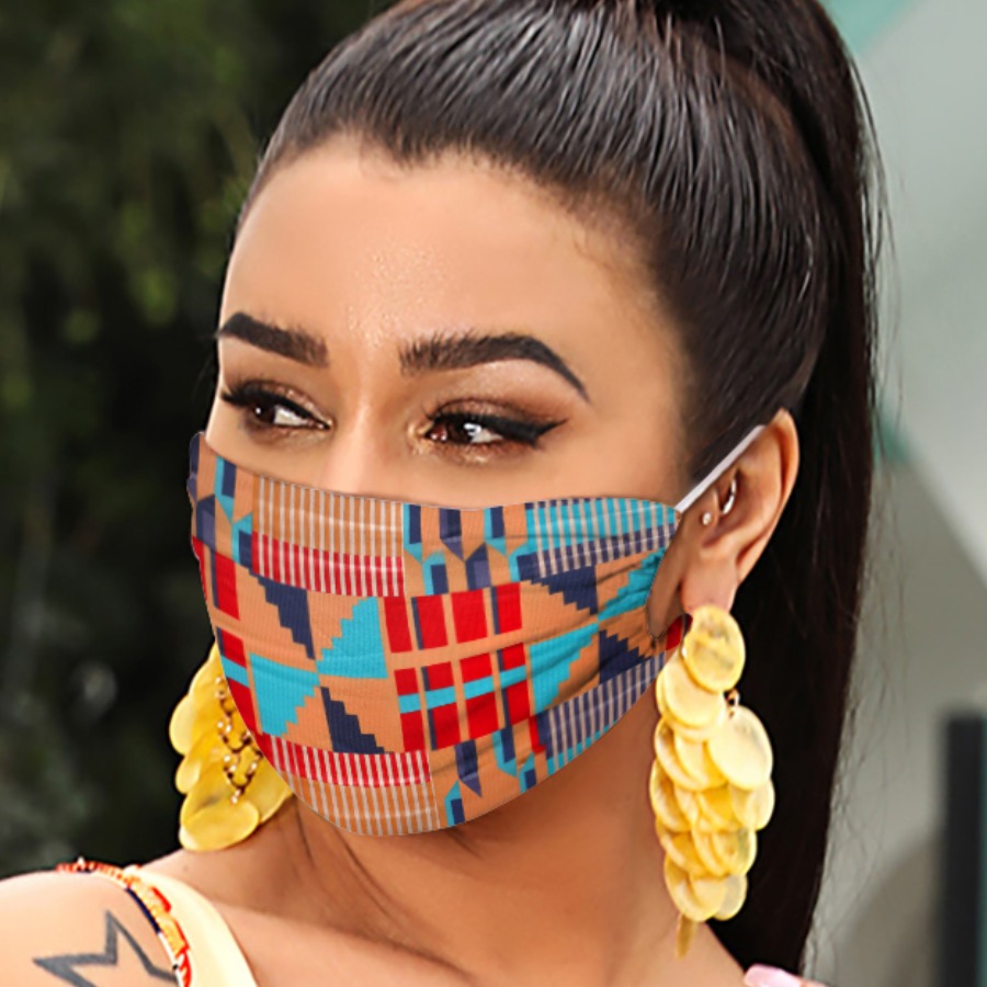 

lovely Print Brown Face Mask