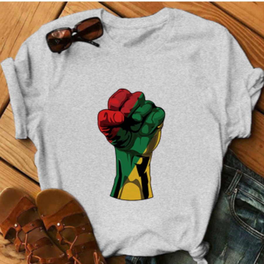 

lovely Leisure O Neck Print Grey T-shirt