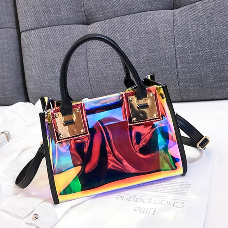 

LW Casual See-through Black Crossbody Bag