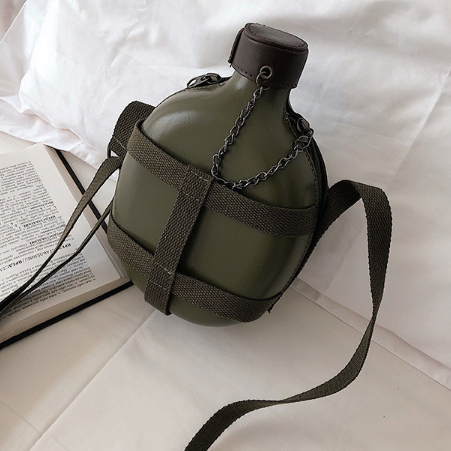 

lovely Chic Army Green Messenger Bag