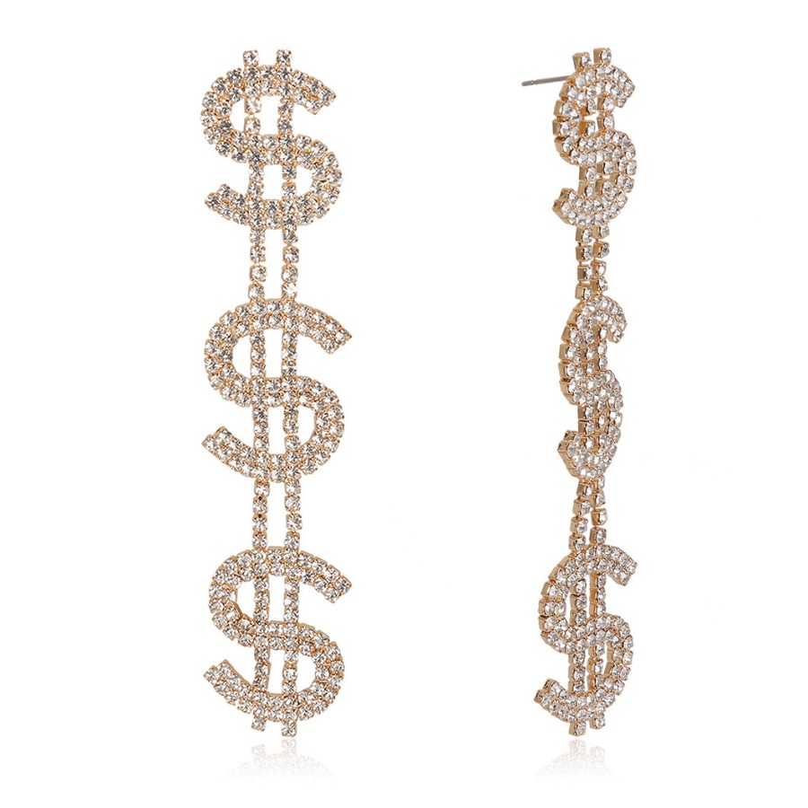 

lovely Trendy Letter Gold Earring