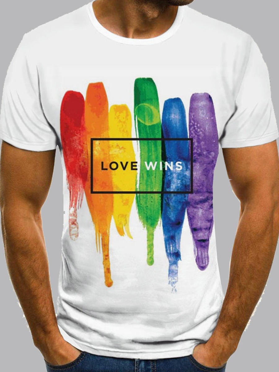 

Men lovely Leisure O Neck Print Multicolor T-shirt, Multi