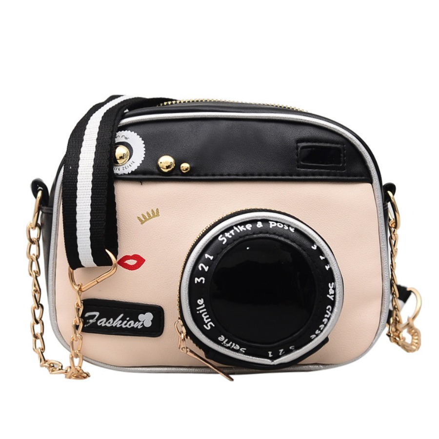 

lovely Street Camera Black Crossbody Bag