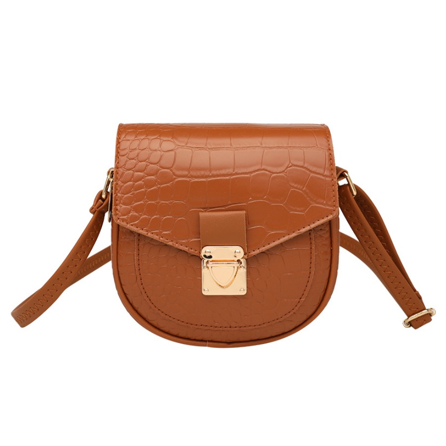 

lovely Chic Basic Brown Crossbody Bag