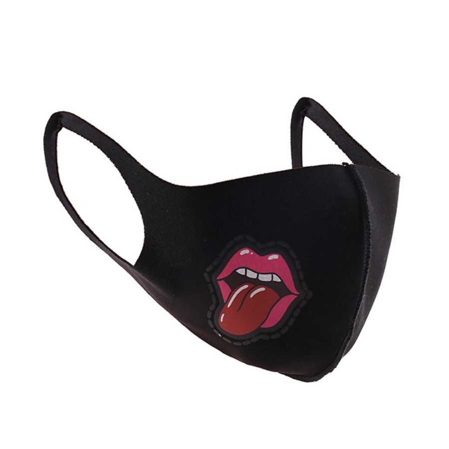 

Lovely Lip Black Face Mask