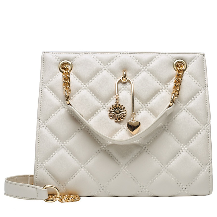 

lovely Casual Chain Strap White Messenger Bag