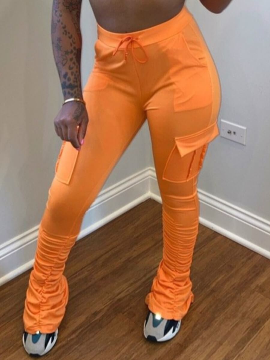 

LW Street Pocket Patched Croci Pants
