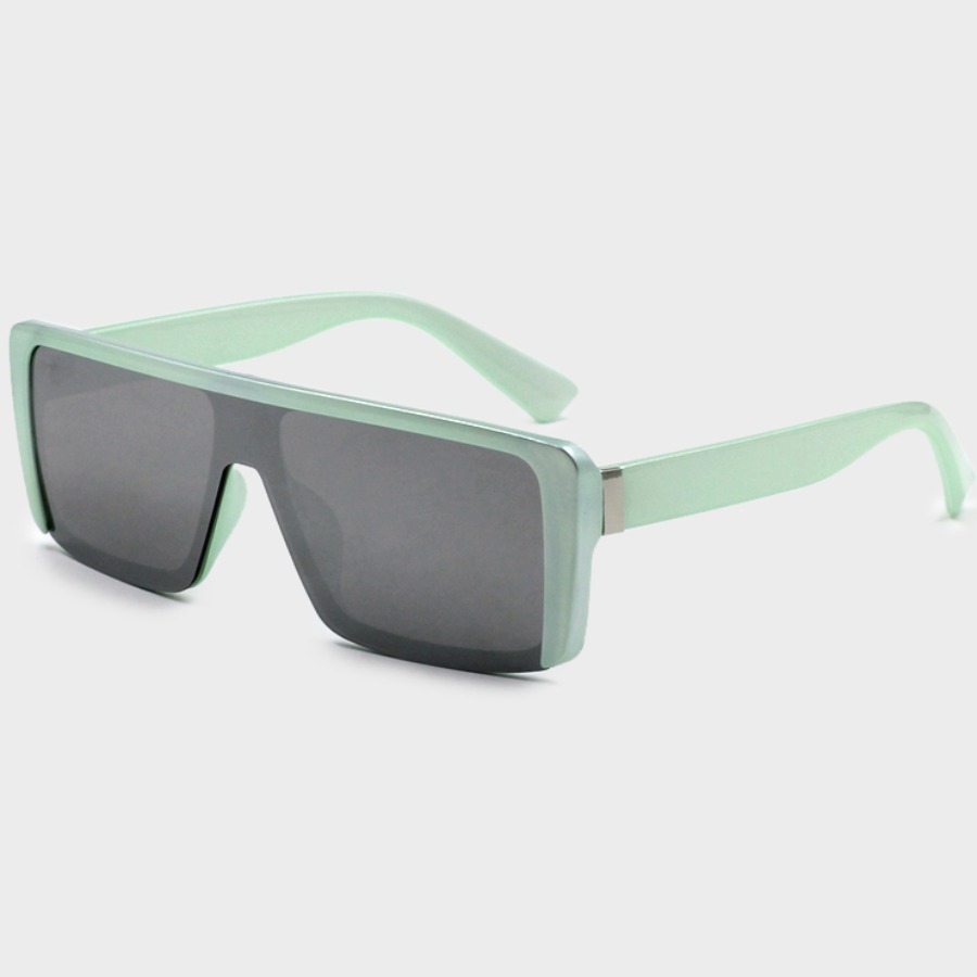 

lovely Trendy Patchwork Light Green Sunglasses