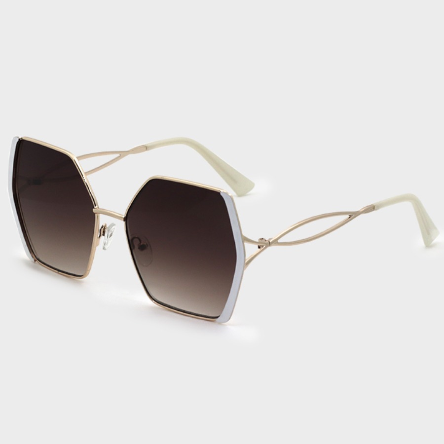 

lovely Stylish Big Frame Design Brown Sunglasses