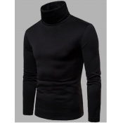 LW Men Turtleneck Basic Skinny Sweater