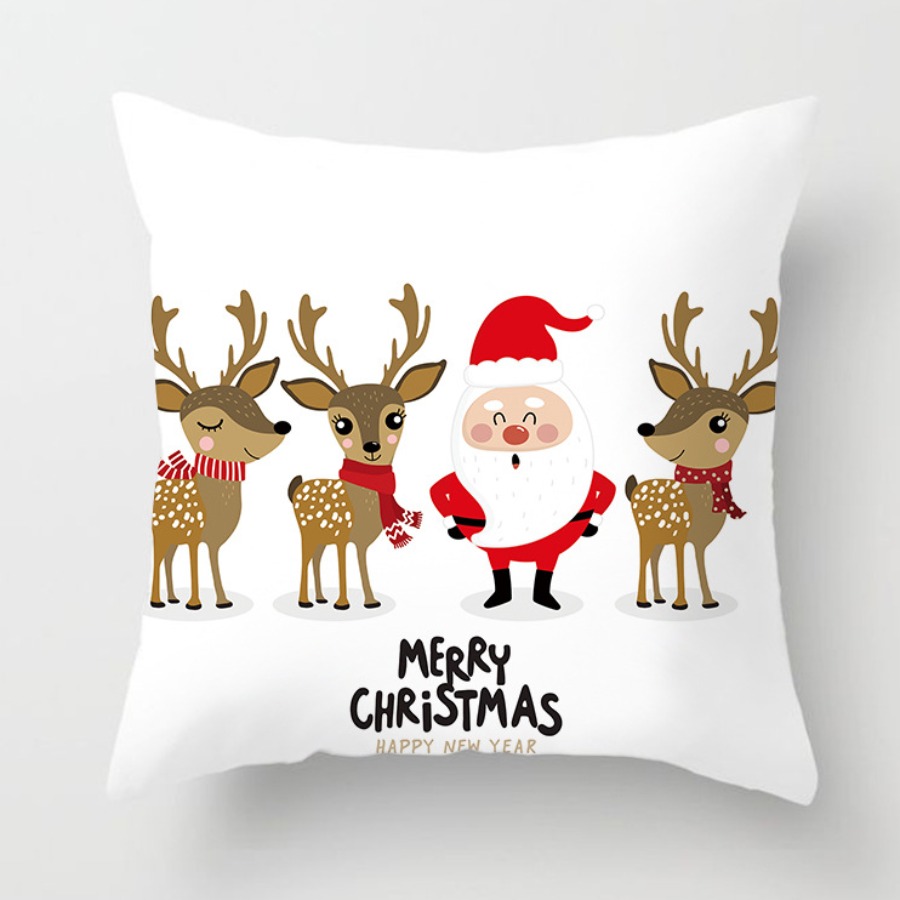 

lovely Chic Cartoon Print Red Decorative Pillow Case