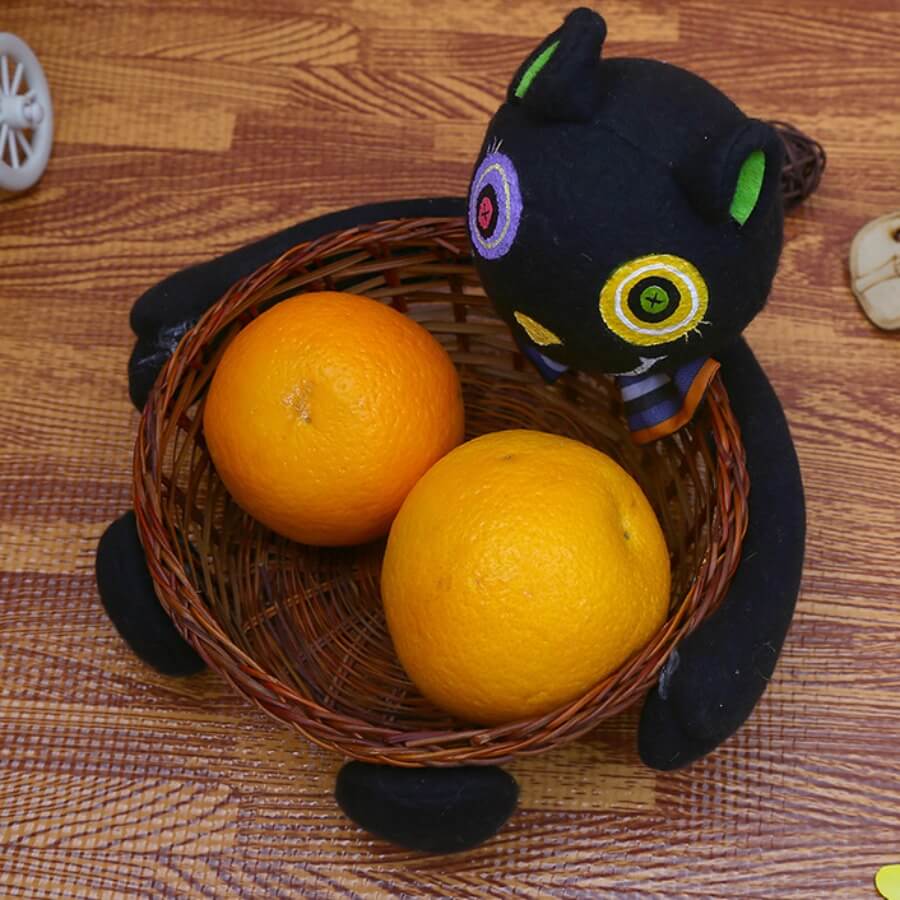 

Lovely Trendy Cartoon Black Fruit Plate
