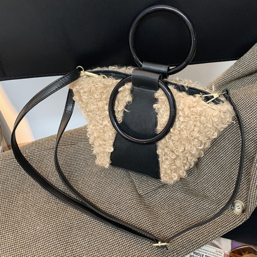 

lovely Stylish Patchwork Khaki Crossbody Bag