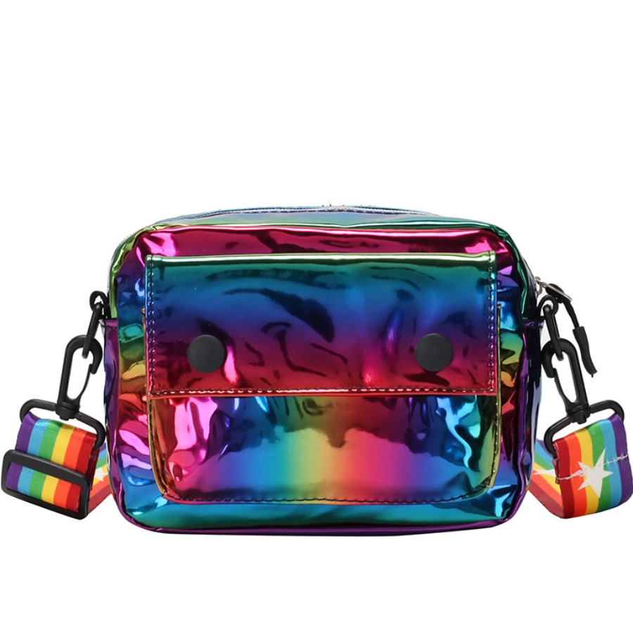 

lovely Trendy Gradient Multicolor Crossbody Bag, Multi