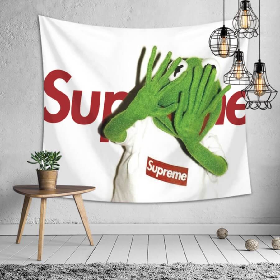 

Lovely Trendy Cartoon Print Green Table Linens