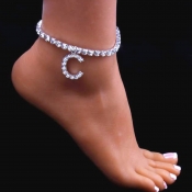 lovely Stylish Moon Silver Body Chain