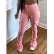 LW Street Fold Design Pink Pants
