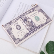 lovely Casual Print White Coin Purse