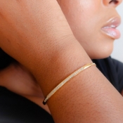 Lovely Casual Basic Gold Bracelet